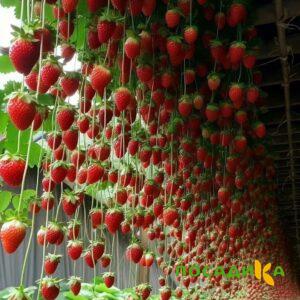 Клубника ампельная Анастасия купить по цене от 370р. в интернет-магазине «Посадика» с доставкой почтой в в Урус-Мартане и по всей России – [изображение №1].